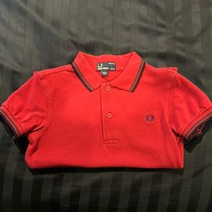 Fred Perry twin pique polo youth 4-5